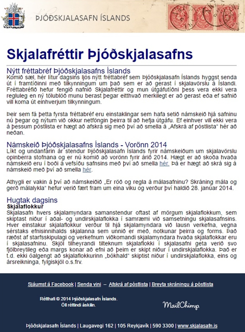 Skjalafréttir 2014