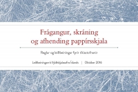 Frágangur, skráning og afhendingu pappírsskjala. Reglur og leiðbeiningar fyrir ríkisstofnanir